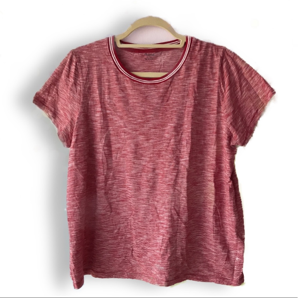 Madewell Crewneck Tee Red Size XL